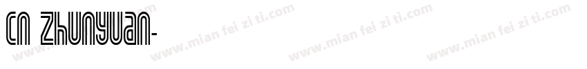 CN Zhunyuan字体转换